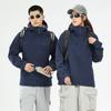 Jaqueta Softshell Kailer Ten Mesmo Estilo para Mulheres, Forrada com Fleece e Espessada, Roupas Quentes Impermeáveis para Caminhada ao Ar Livre e Montanhismo para Homens