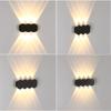 Lámpara de Pared Led Impermeable Transfronteriza Moderna Minimalista Sala de Estar Pared de Fondo de TV Pasillo de Escaleras Iluminación Interior Arriba y Abajo
