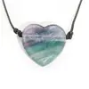 Colgante de Cristal 30mm Cuarzo Amatista Ojo de Tigre Ópalo Collar Colgante DIY Colgante de Cristal Regalo de Cumpleaños