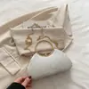 Bolso de Mujer Moda Creativo Irregular Clip Bolso Pequeño Cuadrado de Mujer 25 Verano Nuevo Bolso de Hombro Cruzado al por Mayor