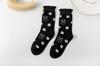 Calcetines Zhuji para Mujer de Media Pantorrilla para Primavera y Otoño, Calcetines Largos Anti-Olor para Otoño e Invierno, Calcetines Deportivos de Estilo Japonés Casual que Absorben el Sudor