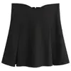 Ropa para Mujer Talla Grande Chicas Gorditas Verano Nuevo Diseño de Falda de Cintura Alta Sentido del Diseño Nicho Falda Plisada Sombreada en A Falda Corta