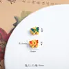 Pulsera de Flor de Mariposa Chapada en Oro con Cuentas Pulsera Collar al por Mayor Cuentas Espaciadoras Versátiles Cuentas de Hilo Accesorios Accesorios de Colgante para Mujeres