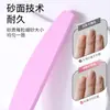 Tira de Esponja de Alta Elasticidade Personalizada em Forma de Meia-Lua Lixa de Unha Dupla Face Ferramenta de Manicure para Polimento e Remoção de Esmalte