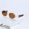 Gafas de Sol de Moda Tendencia Europeas y Americanas Transfronterizas de Amazon 2025 Rombo Metal Polígono Gafas de Sol de Gama Alta