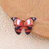 Collar con colgante de mariposa de simulación de goteo transfronterizo nuevo, colgante para bolso DIY, accesorios para pulsera, material en stock, venta al por mayor
