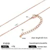 Collar de Acero Inoxidable Cadena para Clavícula Galvanizado al Vacío Oro de 18K Acero de Titanio Cadena en Forma de O Cadena Cruzada Cadena de Ajuste Fabricante Stock Listo