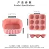 Suministro Exclusivo Transfronterizo de Juego de Bandejas de Silicona para Freidora de Aire, Bandeja para Hornear de Grado Alimenticio, Herramientas Especiales para Hornear Resistentes a Altas Temperaturas