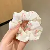Coleção de scrunchies de verão: Elásticos de cabelo coreanos versáteis, cordões de cabelo estilo faculdade fresh, acessórios de cabelo elásticos, acessórios de cabeça para mulheres
