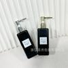 Botella cuadrada de loción de salón de belleza de 250 ml con dispensador de presión, botella vacía embotellada para champú de hotel, gel de ducha, desinfectante de manos