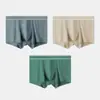 Ropa Interior de Algodón Puro para Hombre, Calzoncillos tipo Boxer Antibacterianos de Cordyceps de Rayón en la Entrepierna, Calzoncillos tipo Boxer de Algodón Transpirables y Amigables con la Piel Fabricante Venta al por Mayor