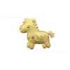 Popular Llavero de Oro Puro 999 Año del Caballo, Colgante para Bolso Atrae Dinero, Regalo Promotor de Riqueza