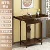 Nuevo Mesa de Altar Estilo Chino Decoraciones Soporte de Exhibición Jarrón Estante de Almacenamiento de Porcelana Mesa de Altar Mesa Consola Gabinete de Entrada Estante de Almacenamiento