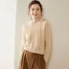 Suéter de Cachemira para Mujer Baicaierong Otoño/Invierno 2026, Sudadera Engrosada, Diseño Versátil, Tejido de Lana