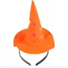 Diadema de Bruja Accesorios de Halloween Sombrero Puntiagudo de Bruja Sombrero Pequeño Diadema Cinta para el Cabello Diadema de Bruja Cinta para el Cabello de Bruja