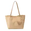 Bolsa Tote Retrô de Grande Capacidade para Mulheres 2025 Inverno Nova Tendência Moda Versátil Estilo Nicho Bolsa de Ombro Único Axila