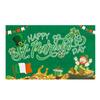 Calle Amazonas. Fondo para el Día de San Patricio Poliéster Atmósfera de Festival Irlandés Decoración Tela de Tapiz Bandera Personalización