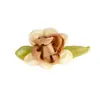 Fita de 3,5cm Flores Pequenas Fita de Poliéster Flores Decorativas Artesanais Cravo Folhagem Bicolor Fita Pequenas Flores Acessórios DIY