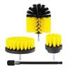 Fabricantes vendem escova de furadeira elétrica Amazon hot 3 peças escova de ferramenta de limpeza elétrica pequena escova de disco de limpeza