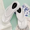 Chanclas de Suela Gruesa de 8 cm para Mujer para Usar Afuera en Verano, Pantuflas que se Sienten como Pisar Mierda, Pantuflas Antideslizantes para Baño, Hogar, que Aumentan la Altura
