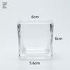 Vaso de Vidrio Transparente Simple para Aromaterapia DIY, Portavelas, Vaso para Vela Casera, Contenedor de Vidrio para Vela Doméstica, Vaso Vacío