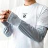 Mangas de Protección Solar UV para Hombre de Verano, para Ciclismo y Conducir, de Seda de Hielo con Diseño de Letras, Mangas para los Brazos de Protección Solar, Dropshipping, Sensación de Hielo, Ligeras