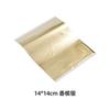 Venta al por mayor de fábrica de papel de aluminio dorado 9*9 para decoración de techo, Buda, artesanías cuadradas para bodas, papel de aluminio dorado hecho a mano