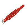 Directo de fábrica estilo punk exagerado europeo y americano no convencional pulsera de cuero PU pulsera de pulsera pulsera de pulsera de remache puntiagudo cónico