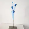 Tulipanes Artificiales de Espuma para Pascua, Huevos de Colores, Esquejes de Caña, Decoraciones Festivas, Adornos para Decoración del Hogar, Transfronterizo
