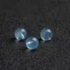 Ágata Azul Hielo Natural Cuentas Sueltas Cuentas Hechas a Mano para DIY Accesorios de Pulsera y Collar de Cristal para Mujer