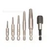 Extractor de Tornillos Rotos con Mango Hexagonal Transfronterizo Juego de Barras de Extensión de Cambio Rápido Herramienta de Extracción de Tornillos para Taladro Eléctrico Extractor de Tornillos