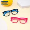 2026 Nuevo Modelo Gafas de Silicona para Niños y Niñas, Aptas para Lentes de Graduación, Gafas Cuadradas Infantiles sin Graduación, Venta Directa del Fabricante P8380