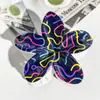 Patrón de Horquilla Impreso con UV de Flor Transfronteriza Se Puede Personalizar con Horquilla Personalizada Pinza de Tiburón Accesorios para el Cabello de Horquilla de Plumeria de Gama Alta