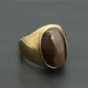 Joyería Personalizada para Manos Anillo de Acero Inoxidable con Piedra Anillo de Moda para Mujer Anillo de Acero de Titanio Chapado en Zafiro 280727