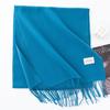 Comercio Exterior Nuevo Bufanda de Cachemira Maillard de Color Sólido para Mujer Invierno Bufanda de Gama Alta Combinable Chal Cálido Japonés y Coreano