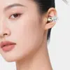 Prisma de Gelo em Forma de Coração Zircônia Coração Fivela de Fone de Ouvido Fone de Ouvido Bluetooth Sem Fio Fivela de Orelha Fivela de Diamante Removível Joias Decorativas da Moda