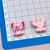 Animales de Dibujos Animados Color Maca Orejas Grandes Conejito Bebé Gel de Crema Pasador de Pelo DIY Cordón para el Pelo Pegatina para Vaso de Agua Accesorios de Resina