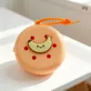 Bolsa de Agujero de Silicona con Dibujo Animado Spot, Mini Billetera para Monedas, Bolsa DIY para Cosméticos, Bolsa para Auriculares, Colgante para Llavero, Regalo