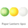 Nuevas Decoraciones de Fiesta Temáticas de Limón de Verano de Amazon Abanicos de Papel Rosas y Amarillos Bolas de Panal Suministros de Decoración para Escena de Fiesta