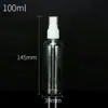 Botella de Spray de Plástico Pequeña Botella de Spray de Alcohol Botella Recargable de Viaje Botella de Spray de Loción Portátil Tipo Pulsador Pequeña