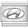 Módulo de logotipo de carro de luxo mundial de personalidade da moda DIY atacado personalidade alto senso elástico pulseira de aço inoxidável caseira