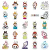 50 Pegatinas de Elfo Pequeño Lindo de Dibujos Animados Labubu para Decorar Cuadernos, Botellas de Agua y Tarjetas al por Mayor
