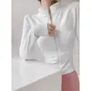 Ropa Deportiva Profesional de Secado Rápido Transpirable para Mujer Ajustada Ropa Deportiva de Manga Larga Ajustada Chaqueta Deportiva para Correr al Aire Libre Ropa de Yoga