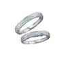 Anillo de pareja Glaciar para mujer, plata de ley 925, diseño de nicho, anillo de viento frío, anillo de pareja, regalo de cumpleaños para novio.