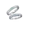Anillo de pareja Glaciar para mujer, plata de ley 925, diseño de nicho, anillo de viento frío, anillo de pareja, regalo de cumpleaños para novio.