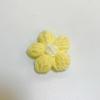 Flor de lana hecha a mano, flor tejida a mano, flor de algodón de leche tejida a mano, flor de puff de lana, accesorios de ropa, accesorios