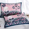 Toalla de almohada de algodón de gasa gruesa de ocho capas 52 cm * 78 cm suave toalla de almohada para pareja de caramelo toalla de almohada de dibujos animados cama