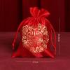 Suministros de boda al por mayor tela brocado chino boda festiva bolsa de dulces banquete de boda dulces de boda bolsa de la suerte caja de dulces
