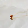 Elegante Collar de Acero Titanio con Letra H para Mujer, Lujo Ligero Nuevo Modelo 2026, Cadena para Clavícula, Cadena para el Cuello de Nicho, Accesorio de Moda de Gama Alta