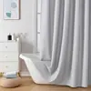 Amazon Rejilla de Burbujas Cortina de Ducha Impermeable Cortina Personalizada para Baño Cortina de Baño sin Taladro Venta al por Mayor